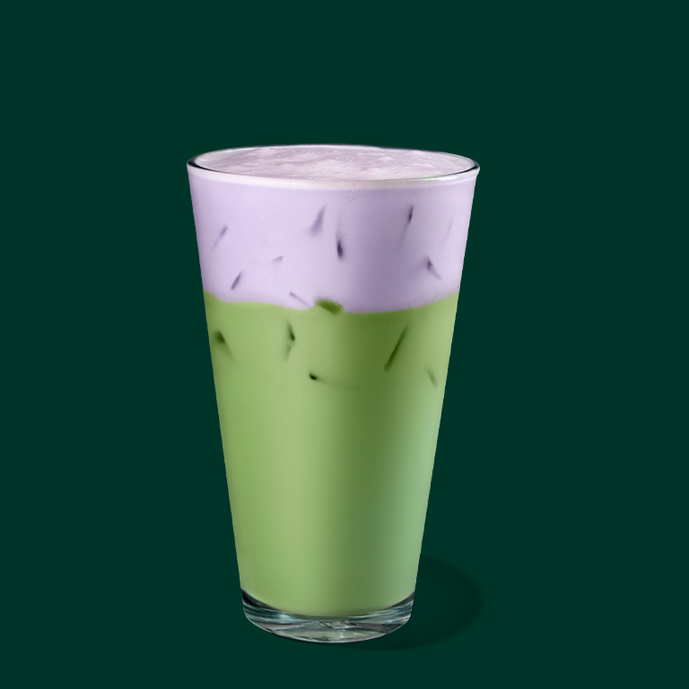 Iced Matcha with Lavender Cold Foam